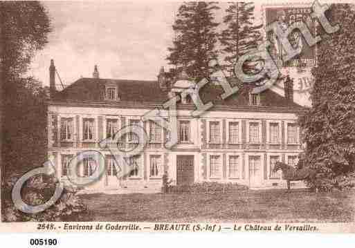 Ville de BREAUTE, carte postale ancienne