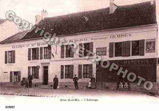 Ville de BROUSURCHANTEREINE, carte postale ancienne