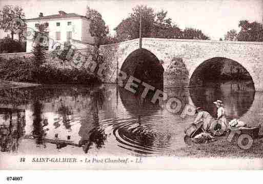 Ville de CHAMBOEUF, carte postale ancienne