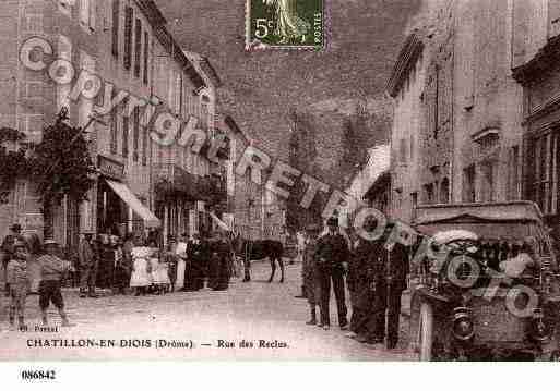 Ville de CHATILLONENDIOIS, carte postale ancienne