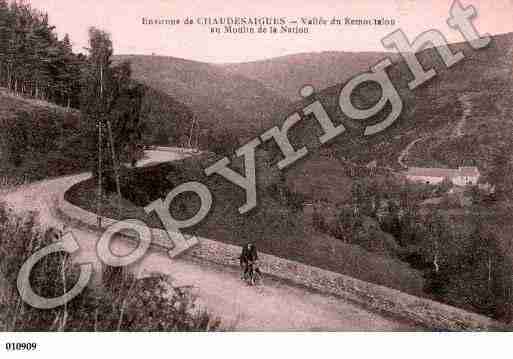 Ville de CHAUDESAIGUES, carte postale ancienne