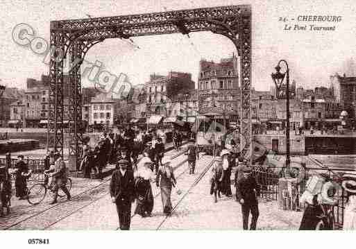 Ville de CHERBOURG, carte postale ancienne