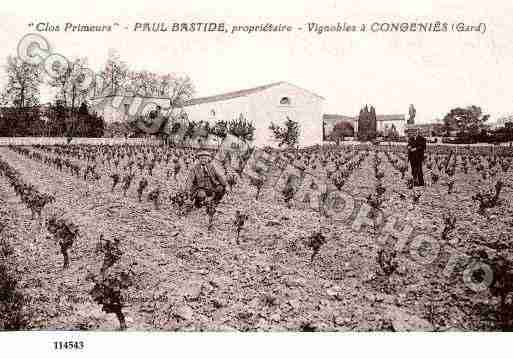 Ville de CONGENIES, carte postale ancienne