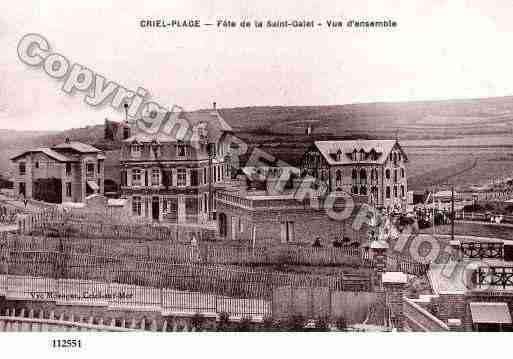 Ville de CRIELSURMER, carte postale ancienne