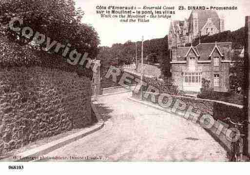 Ville de DINARD, carte postale ancienne