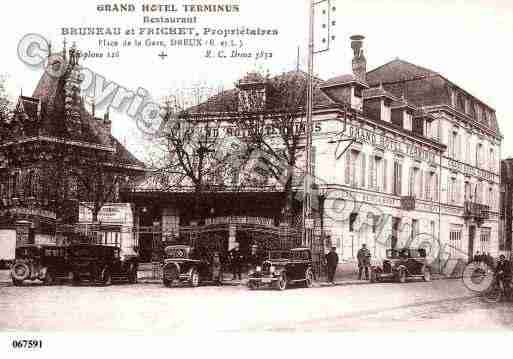 Ville de DREUX, carte postale ancienne