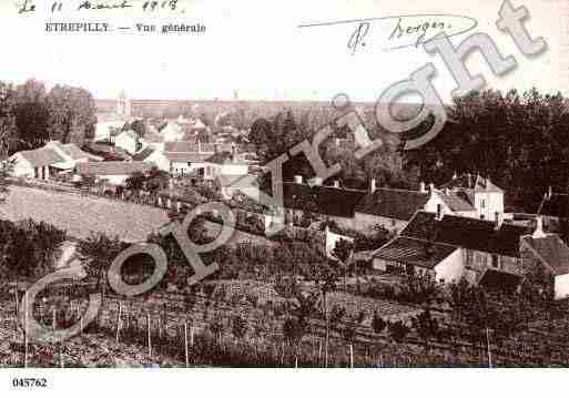 Ville de ETREPILLY, carte postale ancienne