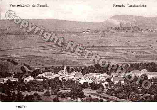 Ville de FAMECK, carte postale ancienne