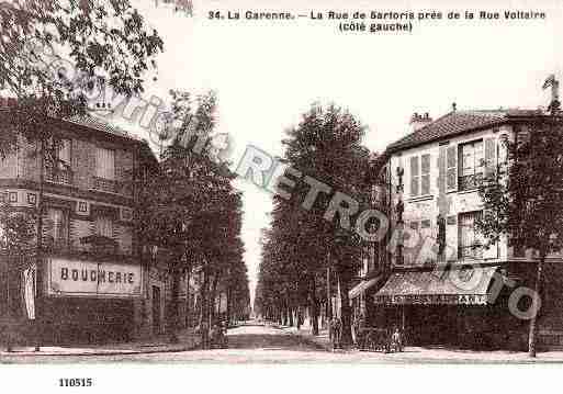 Ville de GARENNECOLOMBES(LA), carte postale ancienne