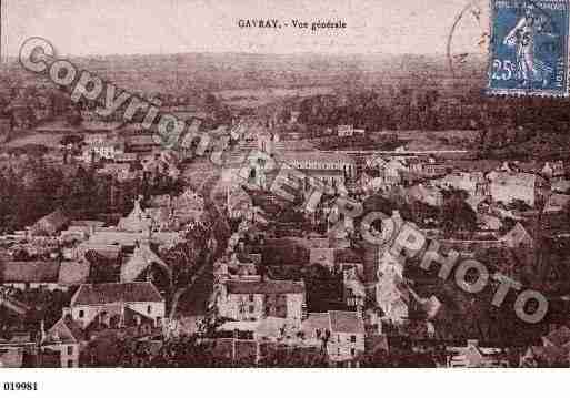 Ville de GAVRAY, carte postale ancienne