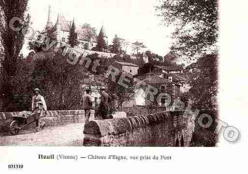 Ville de ITEUIL, carte postale ancienne