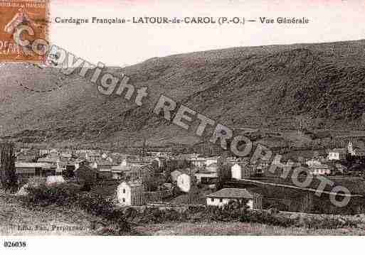 Ville de LATOURDECAROL, carte postale ancienne