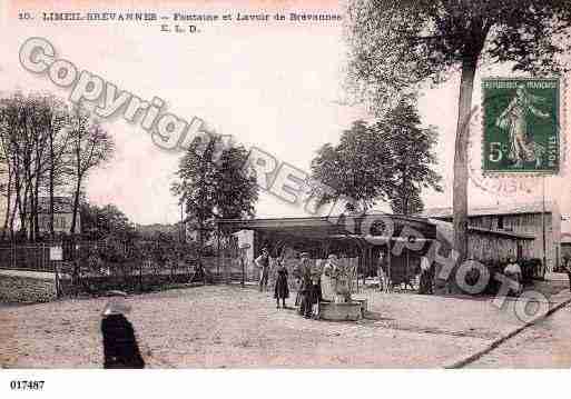 Ville de LIMEILBREVANNES, carte postale ancienne