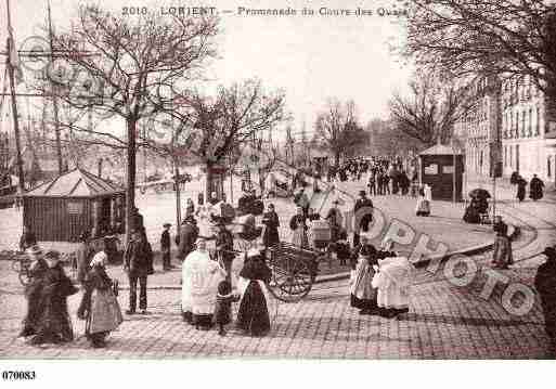 Ville de LORIENT, carte postale ancienne