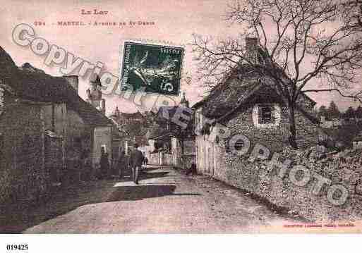 Ville de MARTEL, carte postale ancienne