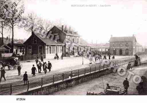 Ville de MONTCEAULESMINES, carte postale ancienne