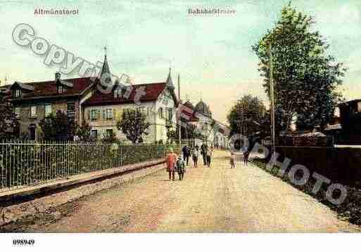 Ville de MONTREUXVIEUX, carte postale ancienne