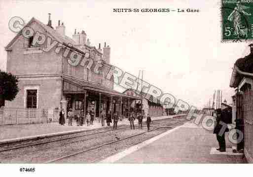 Ville de NUITSSAINTGEORGES, carte postale ancienne