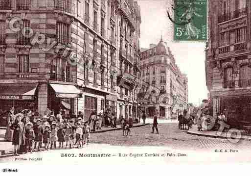 Ville de PARIS18, carte postale ancienne