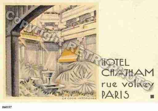 Ville de PARIS2, carte postale ancienne