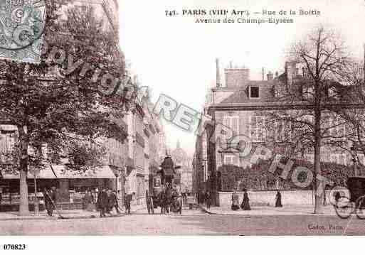 Ville de PARIS8, carte postale ancienne