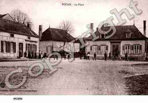 Ville de POUANLESVALLEES, carte postale ancienne