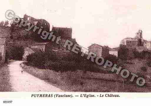 Ville de PUYMERAS, carte postale ancienne