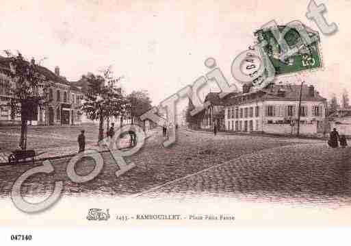 Ville de RAMBOUILLET, carte postale ancienne