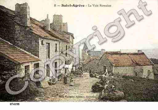 Ville de SAINTAGREVE, carte postale ancienne