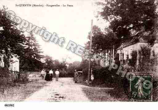 Ville de SAINTQUENTINSURLEHOMME, carte postale ancienne