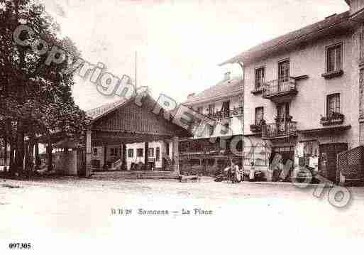 Ville de SAMOENS, carte postale ancienne