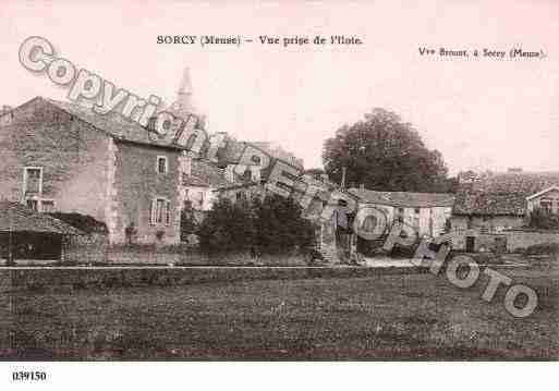 Ville de SORCYSAINTMARTIN, carte postale ancienne