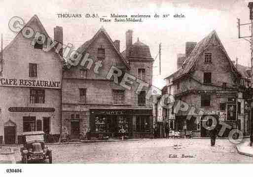 Ville de THOUARS, carte postale ancienne