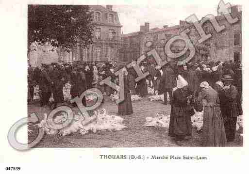 Ville de THOUARS, carte postale ancienne