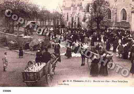 Ville de THOUARS, carte postale ancienne