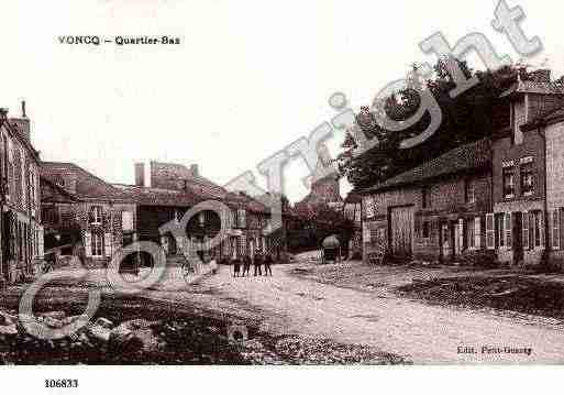 Ville de VONCQ, carte postale ancienne