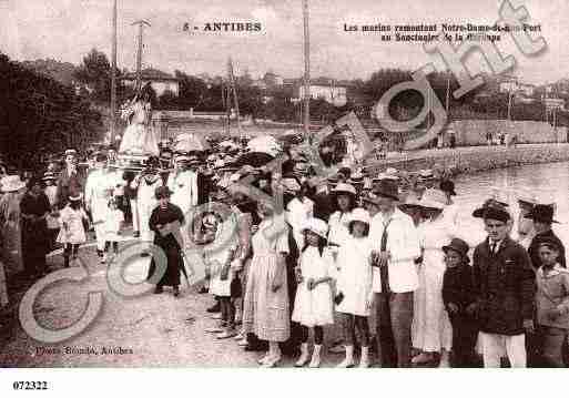 Ville de ANTIBESJUANLESPINS, carte postale ancienne