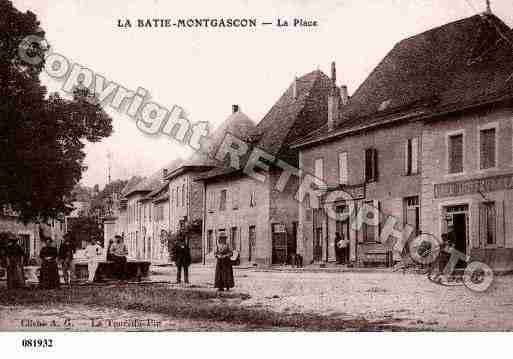 Ville de BATIEMONTGASCON(LA), carte postale ancienne