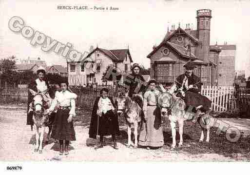 Ville de BERCK, carte postale ancienne