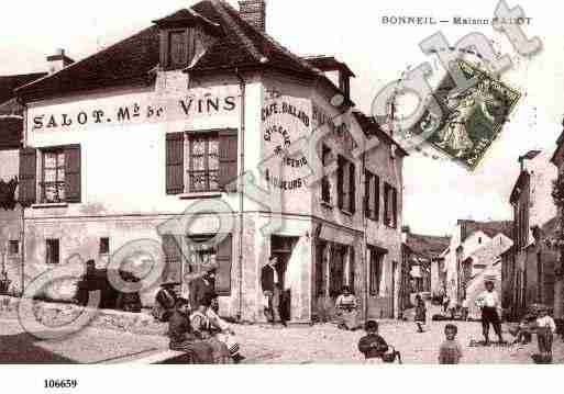 Ville de BONNEIL, carte postale ancienne