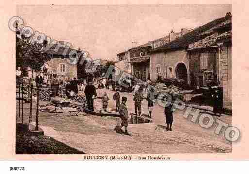 Ville de BULLIGNY, carte postale ancienne