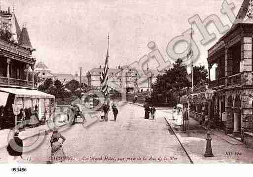 Ville de CABOURG, carte postale ancienne