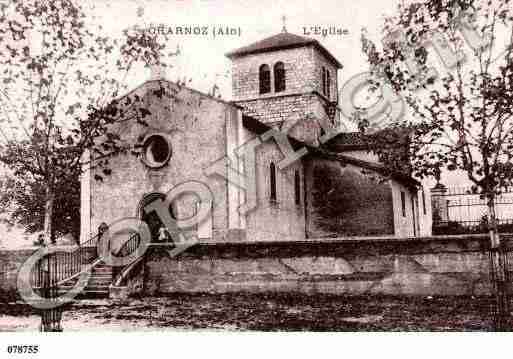 Ville de CHARNOZ, carte postale ancienne