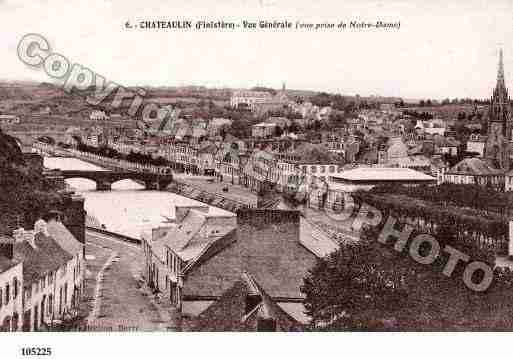 Ville de CHATEAULIN, carte postale ancienne