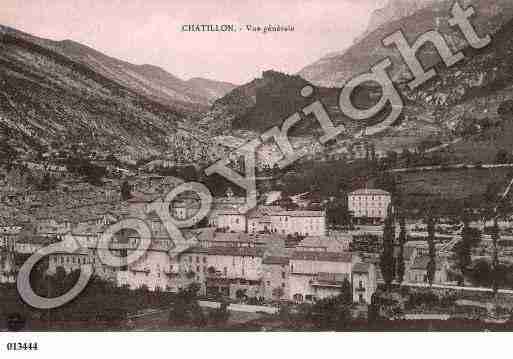 Ville de CHATILLONENDIOIS, carte postale ancienne