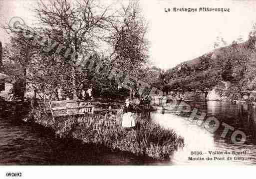 Ville de CLEGUER, carte postale ancienne