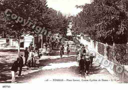 Ville de FOURAS, carte postale ancienne