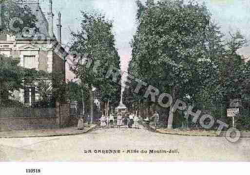 Ville de GARENNECOLOMBES(LA), carte postale ancienne