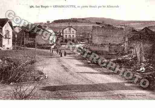 Ville de GEMAINGOUTTE, carte postale ancienne