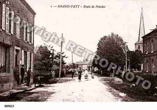 Ville de GRANDFAYT, carte postale ancienne